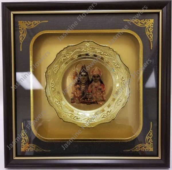 holy family in a plate